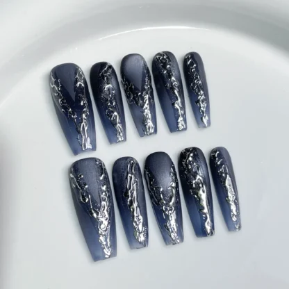 10 Uds. De uñas postizas hechas a mano, estilo chica picante, uñas adhesivas, uñas postizas, Uñas Наклад Ногти Faux Ongle