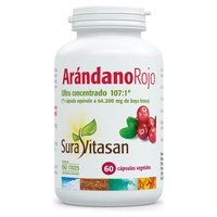 3 x Arandano Rojo 60 cápsulas de 600 mg Sura Vitasan
