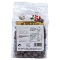 Arándanos rojos con chocolate negro 200 g - Int-Salim
