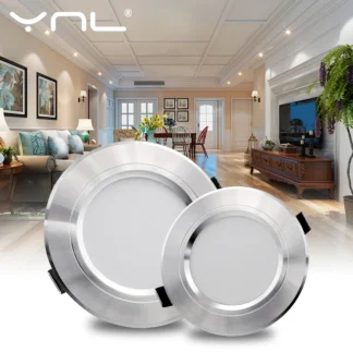 Luz descendente Led para techo, foco redondo de 220v, 18W, 15W, 12W, 9W, 5W, iluminación interior