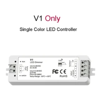 AA01-RF Mini estilo LED atenuador KIT iluminación interior 12V 24V 1CH controlador de atenuación LED de un solo color