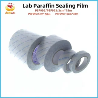 WEIAI-Película de sellado de laboratorio, película impermeable Parafilm M, vasos de Perfume, matraces cónicos, cilindros graduados, rollo de Parafilm 995