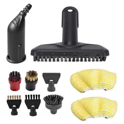 A22F-Accesorios de repuesto para limpiador a vapor Karcher, incluye boquillas, cepillos y paños