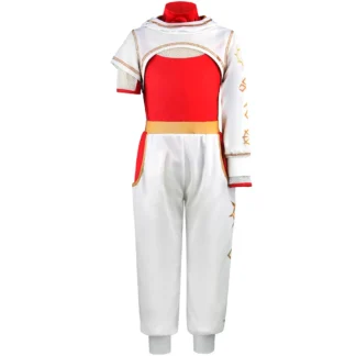 Conjunto de disfraz de Halloween para niñas, disfraz de animadora de zombies, abrigo con capucha, pantalón, conjunto de uniforme de 3 uds para niñas y niños, fiesta de Carnaval