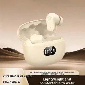 Auriculares inalámbricos verdaderos con Bluetooth, miniauriculares intrauditivos TWS para videojuegos, estéreo Hifi, reducción de ruido, graves pesados