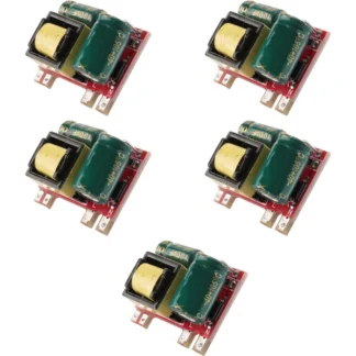 【Diseño elegante】 5PCS 300MA Módulo de alimentación conmutada aislado Módulo reductor AC-DC 220V 110V