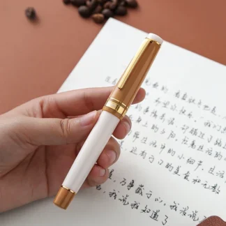 Pluma estilográfica de crema Tramol de lujo Bock N0.6 F, bolígrafo de tinta de 0,5mm, suministros escolares de negocios de alta calidad, papelería, escritura, regalo suave