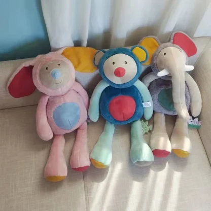 Peluche de oso adorable para niños, juguete de elefante Amin, diseño nuevo, conejo, almohada, regalo, muñecas para dormir, 38/50cm
