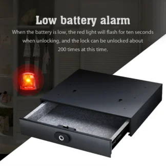 Cajón de seguridad para el hogar, caja fuerte oculta con identificación de huellas dactilares, desbloqueo, caja fuerte táctil inteligente
