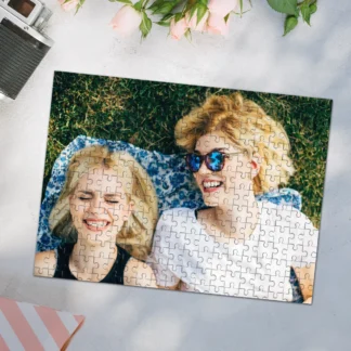 35/150/300/500/1000 Uds. Rompecabezas de fotos personalizado mosaico foto familiar rompecabezas retrato regalo de cumpleaños personalizado