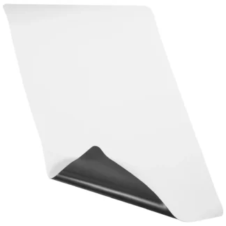 Pizarra blanca suave magnética redonda A3, tablero de borrado en seco, planificador de nevera, pegatina de pared, suministros de presentación para el hogar y la Oficina con fijo