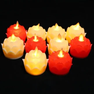 Festival chino de mediados de otoño, luz LED flotante de loto, lámpara de noche, lámpara de deseos, luz de loto Artificial, impermeable, jardín de buena suerte