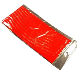 Reflector fluorescente para bicicleta, pegatina reflectante para llanta de rueda, 21x8cm, 1 paquete