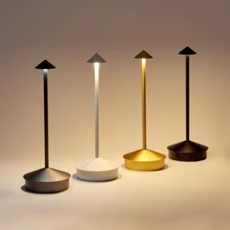 Lámpara de mesa LED recargable con Sensor táctil, lámpara de escritorio inalámbrica, 3 colores, mesita de noche, barra de luz ambiental creativa, decoración de habitación, luz nocturna