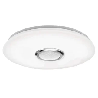 Lámpara de techo moderna, luz de techo LED RGB regulable, Control por aplicación, lámpara LED inteligente compatible con Bluetooth para dormitorio y sala de estar