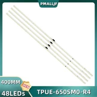 4 unids/set tira de LED 65 "TV 65PUS7600/12 65PUS7600/60 65PUS9109/12 65PUS7600 65PUS8601 TPUE-650SM0-R4 TPT650LS-FJ01 TPUE-650SMO-R4