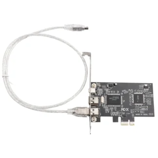 Tarjeta controladora PCI-E PCI Express FireWire 1394a IEEE 1394, transferencia de datos estable de alta velocidad con Cable Firewire, tarjeta de Control Pcie
