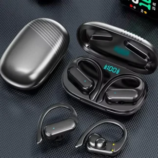 Auriculares Bluetooth 5,3 originales TWS auriculares inalámbricos HiFi ganchos para las orejas correr deportes llamada juego auriculares pantalla LED