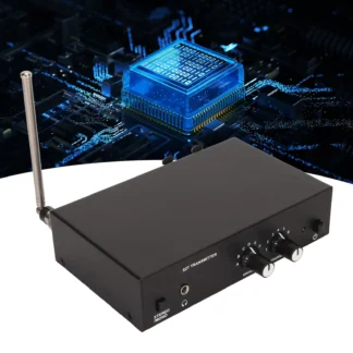 Transmisor de sistema IEM Transmisor de monitor de oído inalámbrico estéreo de 570 a 590 MHz para transmisor de sistema IEM de escenario
