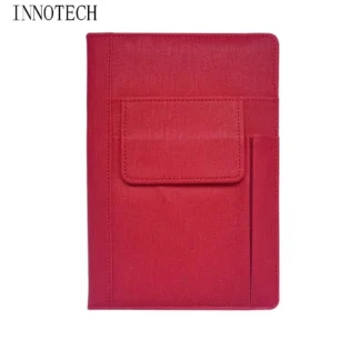 Cuaderno A5 multifunción con bolsillo para hacer lista, diario, libro de minutos de reuniones, papelería, cuaderno Retro de cuero PU, regalos de cumpleaños