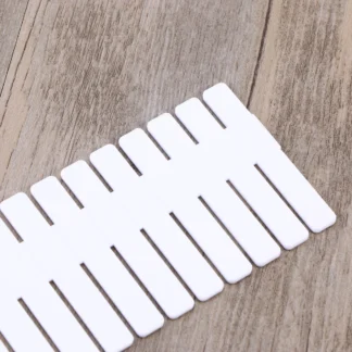 8 Uds divisores de cajones Material Pp organizador de almacenamiento resistente ajustable para cocina baño dormitorio armario 32,2X7Cm verde