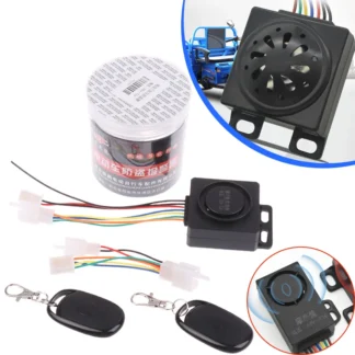 Alarma antirrobo para bicicleta eléctrica, Detector de Control remoto Dual de seguridad para patinete, alarma antipérdida, 48-72V