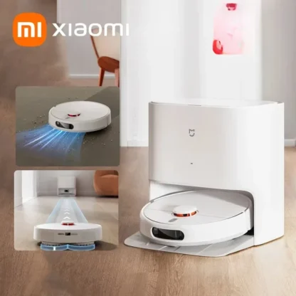 XIAOMI MIJIA-Robot aspirador autolimpiante, fregona 2, barrido doméstico inteligente, fregado rotativo de alta velocidad, succión ciclónica de 5000PA