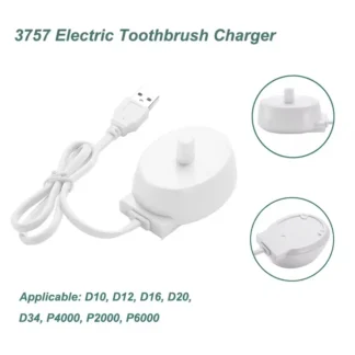 Base de carga para cepillo de dientes eléctrico USB Braun Oral B Series D12 D20 D16 soporte de carga para cepillo de dientes USB 3757 base de cargador de viaje