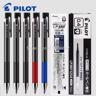 Pilot Juice Up-Bolígrafo de Gel, punta de escritura de 0,4mm, punta ST, LJP-20S4, recarga reemplazable, tinta roja/azul/negra, suministros de papelería, regalo