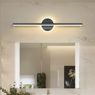 Lámpara de espejo LED nórdica, lámpara de pared larga Simple, tocador, espejo de baño, gabinete, luz especial, accesorios de iluminación para decoración del hogar
