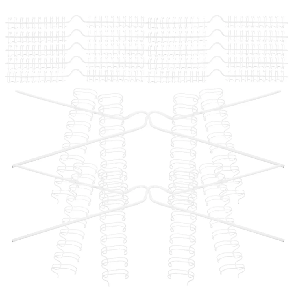 1 Juego de bobinas de encuadernación en espiral de Metal para calendarios, accesorio Simple DIY, organizador de calendario Horizontal multifuncional