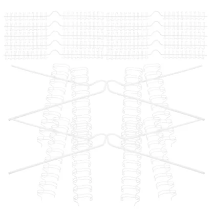 1 Juego de bobinas de encuadernación en espiral de Metal para calendarios, accesorio Simple DIY, organizador de calendario Horizontal multifuncional