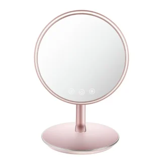 Espejo redondo grande, espejo de tocador de maquillaje led, lámpara inteligente de escritorio, luz de relleno, espejo de belleza de escritorio