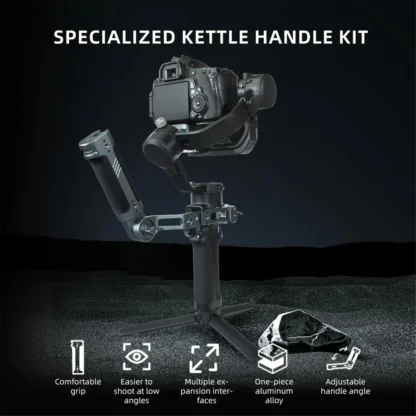A45U-empuñadura ergonómica de mano Universal, eslinga de Metal, mango de cardán para estabilizador de cardán RS4 PRO RS3 RSC2 RS3