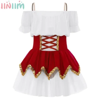 Disfraz de princesa Medieval renacentista para fiesta de Halloween para chicas adolescentes, vestido de tutú de baile de Ballet de malla hinchada con lentejuelas y hombros descubiertos