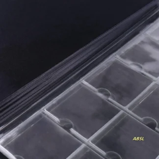 3X PCCB puso 200 Uds. Álbum de monedas para portamonedas de cartón, libro profesional de colección de monedas (Color aleatorio)