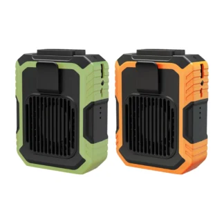 Ventilador portátil con Clip para cintura, ventilador con cinturón de 3 velocidades y 4000mAh, ventilador de cintura de refrigeración recargable por USB sin aspas para sitio de trabajo/fazenda/viajes/pesca