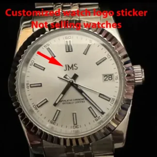 Logotipo blanco transferencia oro metal plata marca etiqueta personal mini 3D DIY nombre rojo negro azul verde rosa oro marrón bronce marca registrada