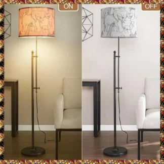 BTCL 2 pantallas de lámpara, pantallas de tambor, pantallas de lámpara para lámpara de mesa, lámpara de pie, luz colgante, soporte de arpa de pantalla de lámpara incluido