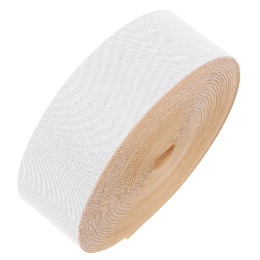 Cinta de tela autoadhesiva para bordes de pantallas de lámpara para reparar y reemplazar pantallas de lámparas para lámparas de mesa, lámparas de pie y muebles