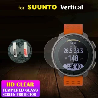 Protector de pantalla de reloj inteligente SUUNTO, película protectora transparente antiarañazos de vidrio templado Vertical HD, 5 uds.