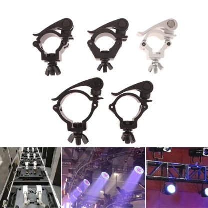 Abrazadera de hebilla de anillo único de liberación rápida, abrazadera de liberación rápida, tubo de aluminio, abrazadera de liberación rápida, accesorios de escenario de alta calidad