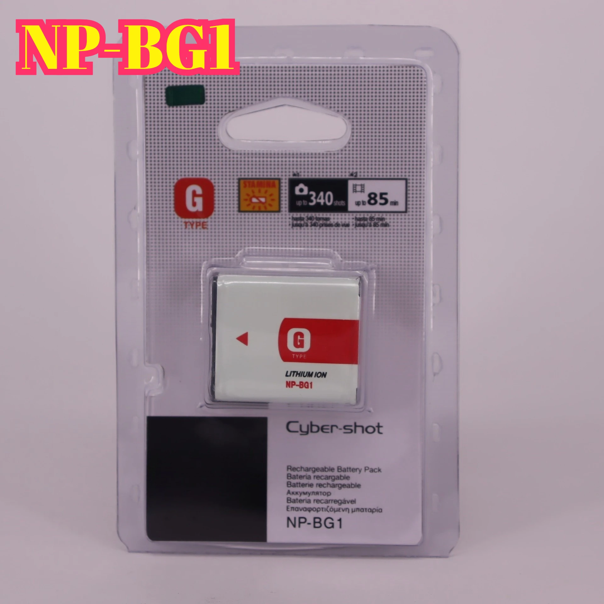 Para Sony NP-BG1 batería 960mAh totalmente decodificada para cámara Digital Cyber-shot DSC-W80 W90 H50 H55 H70 HX5V