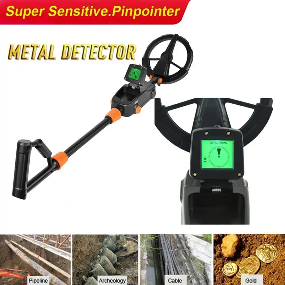 MD1008A LCD Detector de Metales subterráneo cazador excavador de oro buscador de tesoros buscador de oro cazador de tesoros Detector de niños