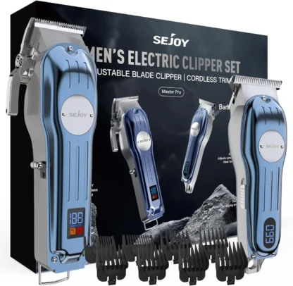 SEJOY-cortadora de pelo profesional para hombres, cortapelos y recortadoras inalámbricas, juego de aseo, máquina de corte de pelo para la familia