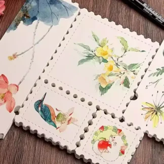 Papel para pintar con acuarela, 50 % algodón, 25 hojas, 300g, líneas finas, papel portátil para Color agua, suministros de arte