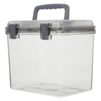 Caja de almacenamiento portátil a prueba de humedad para lentes de cámara, estuche de mano de gran capacidad para viajes al aire libre, artículos diversos para medicina doméstica