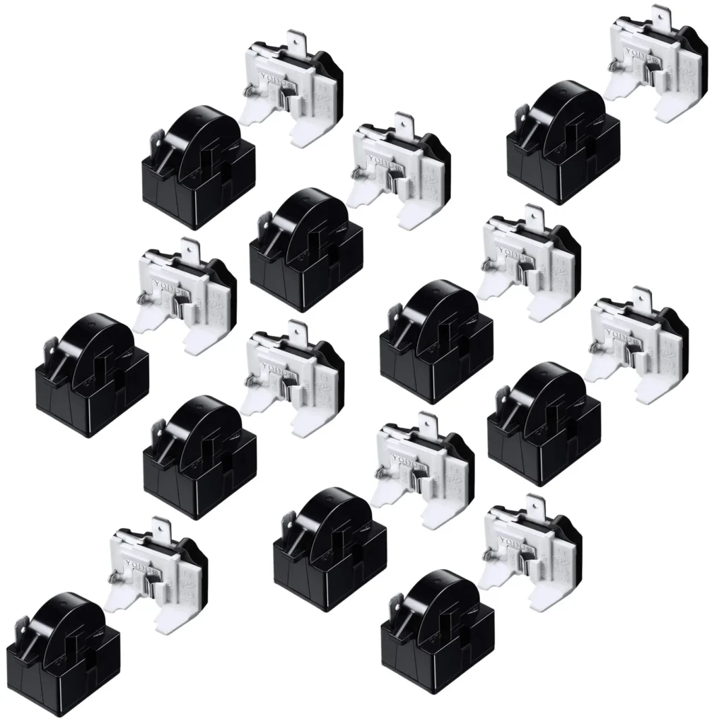 Relé de arranque PTC de QP2-4.7, Protector de sobrecarga de refrigerador, 1 Pin, 6750C-0005P, 10 unidades