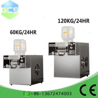 Máquina de hielo europea con forma de copo de nieve, 120KG/24H, 220V/110V, ideal para Bingsu y hielo raspado