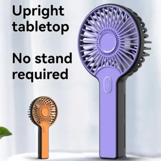 Mini ventilador de mano silencioso con carga USB, adecuado para dormitorio de estudiantes, refrigeración, oficina, exterior, pequeño ventilador de refrigeración portátil